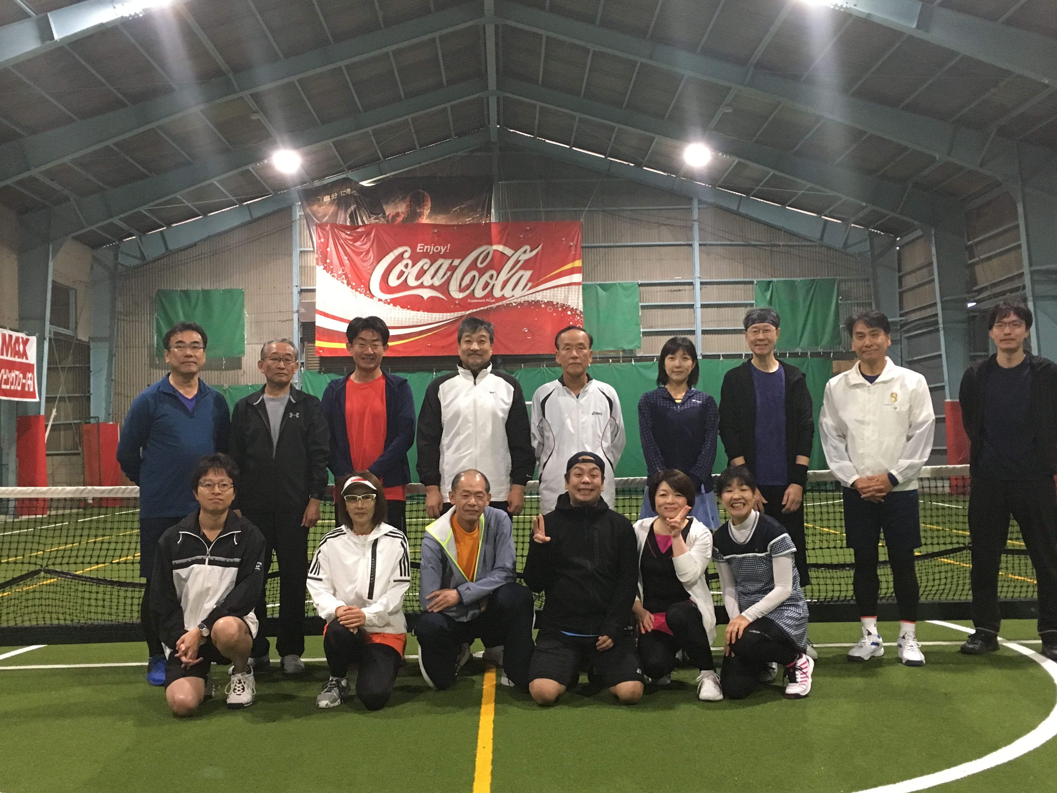 イベントリポート 10 14 Maxエンジョイチームマッチ Maxインドアテニススクール 長野県長野市